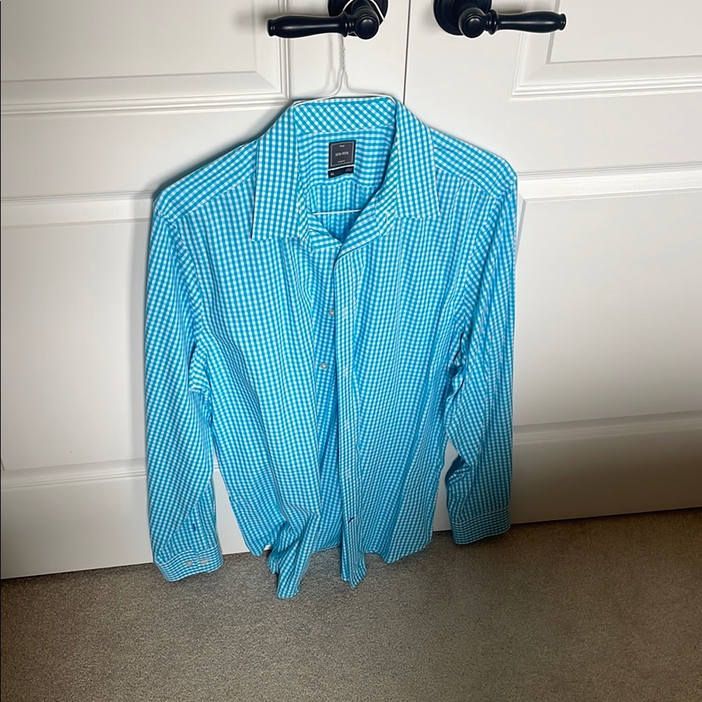 Blue Checkered Men's Shirt